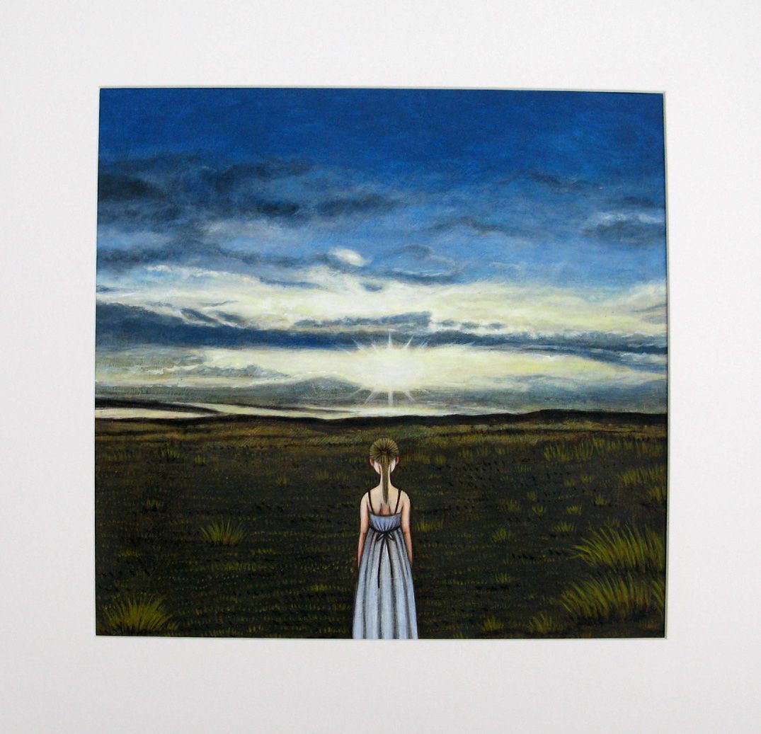 Dessin de KATSUKO KUROYA a pour titre  MORNING IN THE SAVANNAH style figuratif dim : KATSUKO KUROYAprix:160