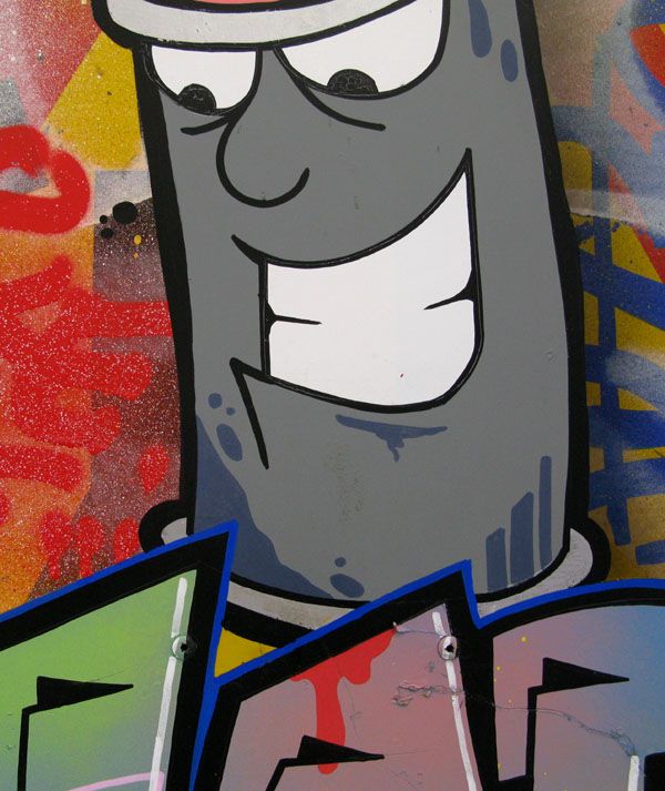Tableau de KENY a pour titre  Spray colors style graffiti, street art dim : KENYprix:400