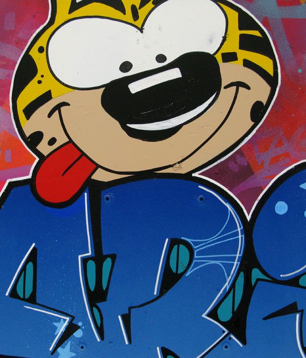 Tableau de KENY a pour titre  Houba houba style graffiti, street art dim : KENYprix:400
