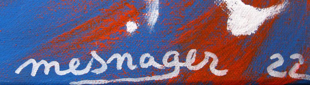 Tableau de JEROME MESNAGER a pour titre  TOILE 200 style figuratif dim : JEROME MESNAGERprix:550
