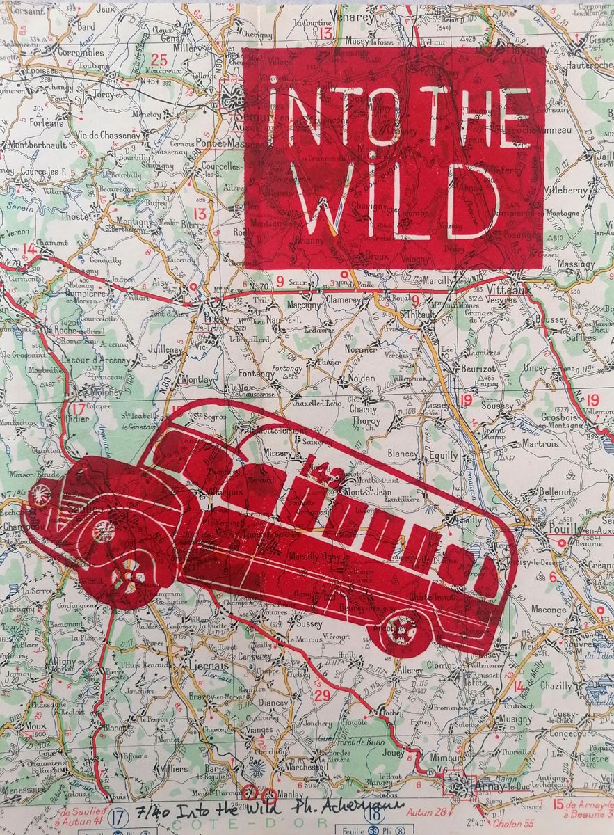 Editions d'art de PHILIPPE ACHERMANN a pour titre  INTO THE WILD style figuratif dim : PHILIPPE ACHERMANNprix:40