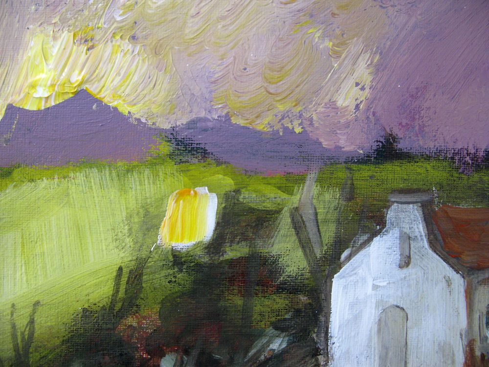 Tableau de IVAN TZONEV a pour titre  SELO - M style figuratif dim : IVAN TZONEVprix: