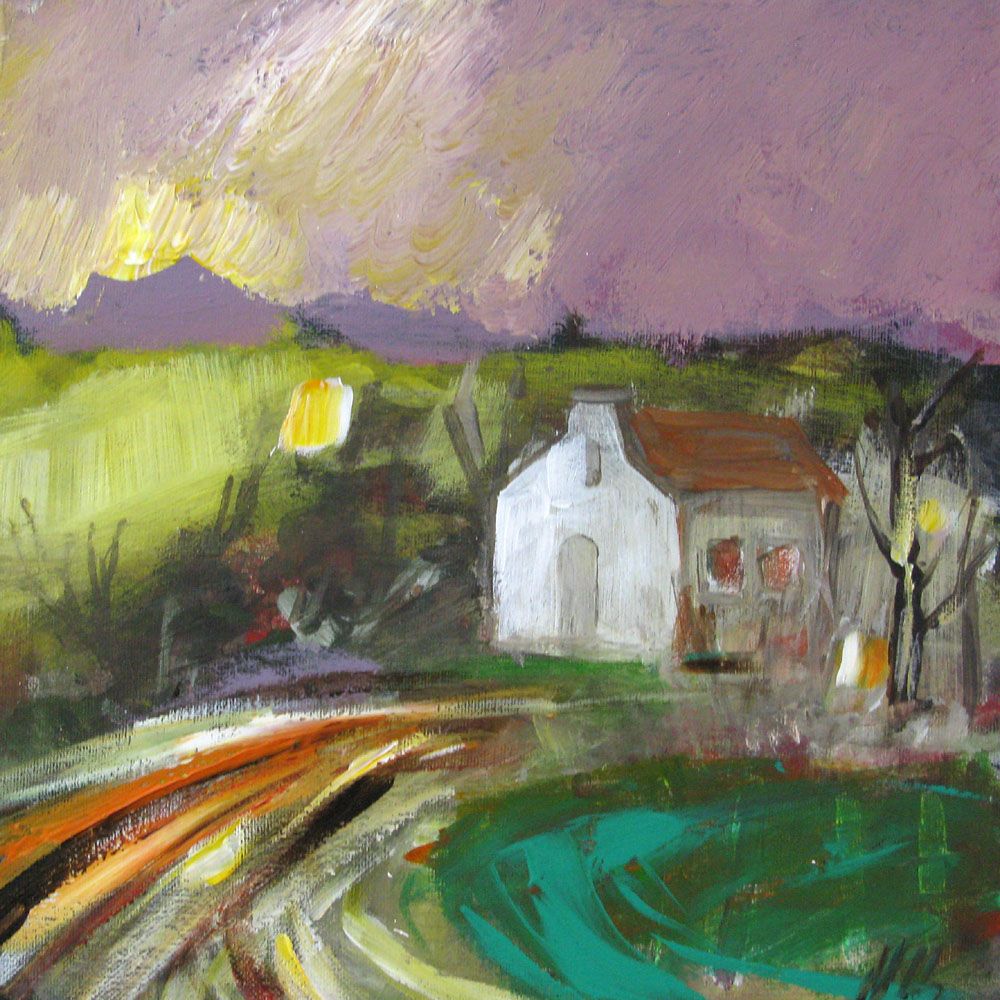 Tableau de IVAN TZONEV a pour titre  SELO - M style figuratif dim : IVAN TZONEVprix: