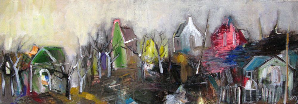 Tableau de IVAN TZONEV a pour titre  SELO D style figuratif dim : IVAN TZONEVprix:650