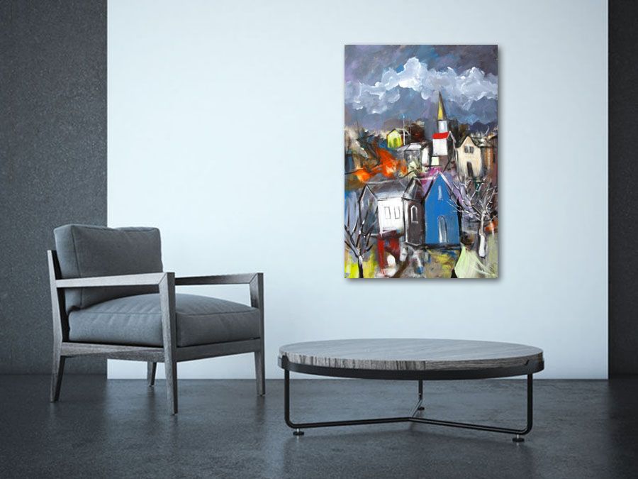 Tableau de IVAN TZONEV a pour titre  SELO-N style no dim : IVAN TZONEVprix: