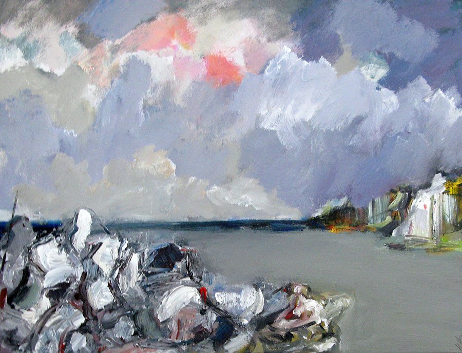 Tableau de IVAN TZONEV a pour titre  LA COTE - 2 style figuratif dim : IVAN TZONEVprix:500