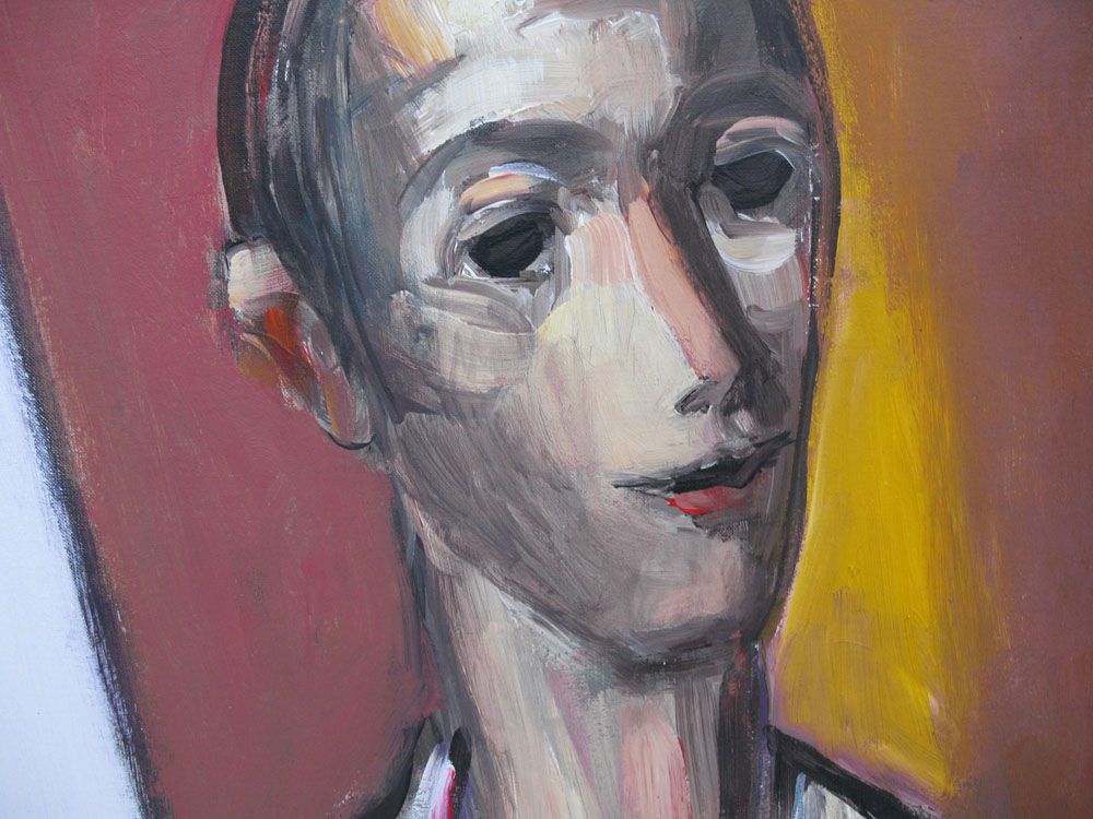 Tableau de IVAN TZONEV a pour titre  PORTRAIT - N style figuratif dim : IVAN TZONEVprix:500