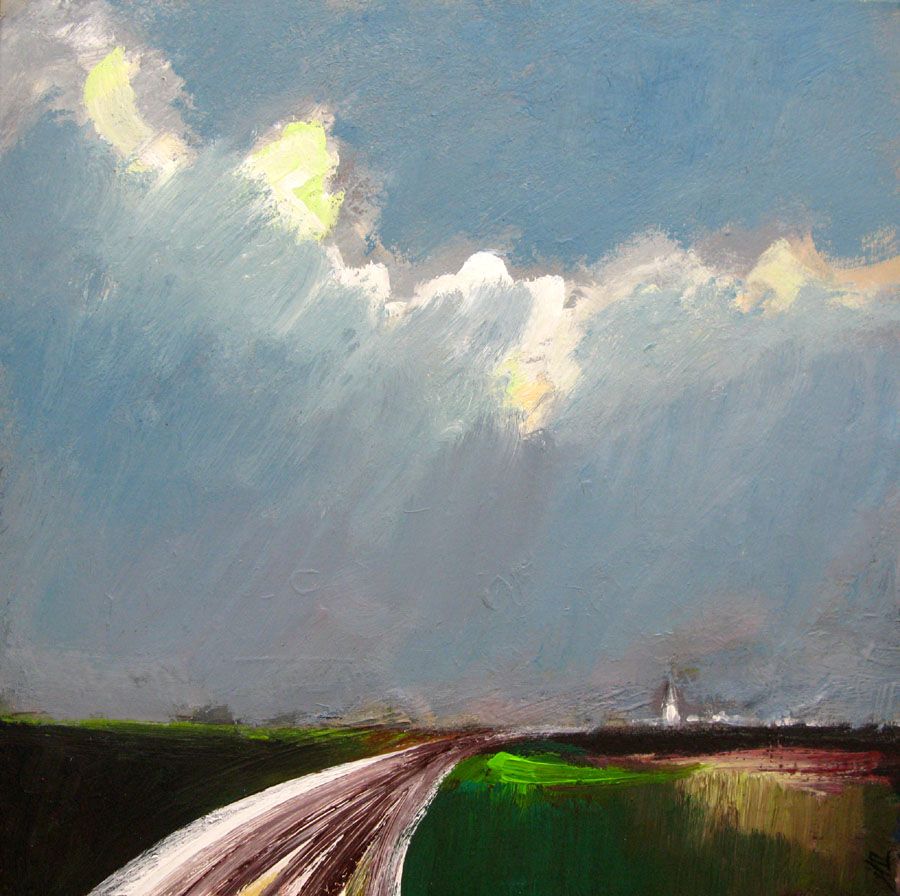 Tableau de IVAN TZONEV a pour titre  HORIZON 1 style figuratif dim : IVAN TZONEVprix: