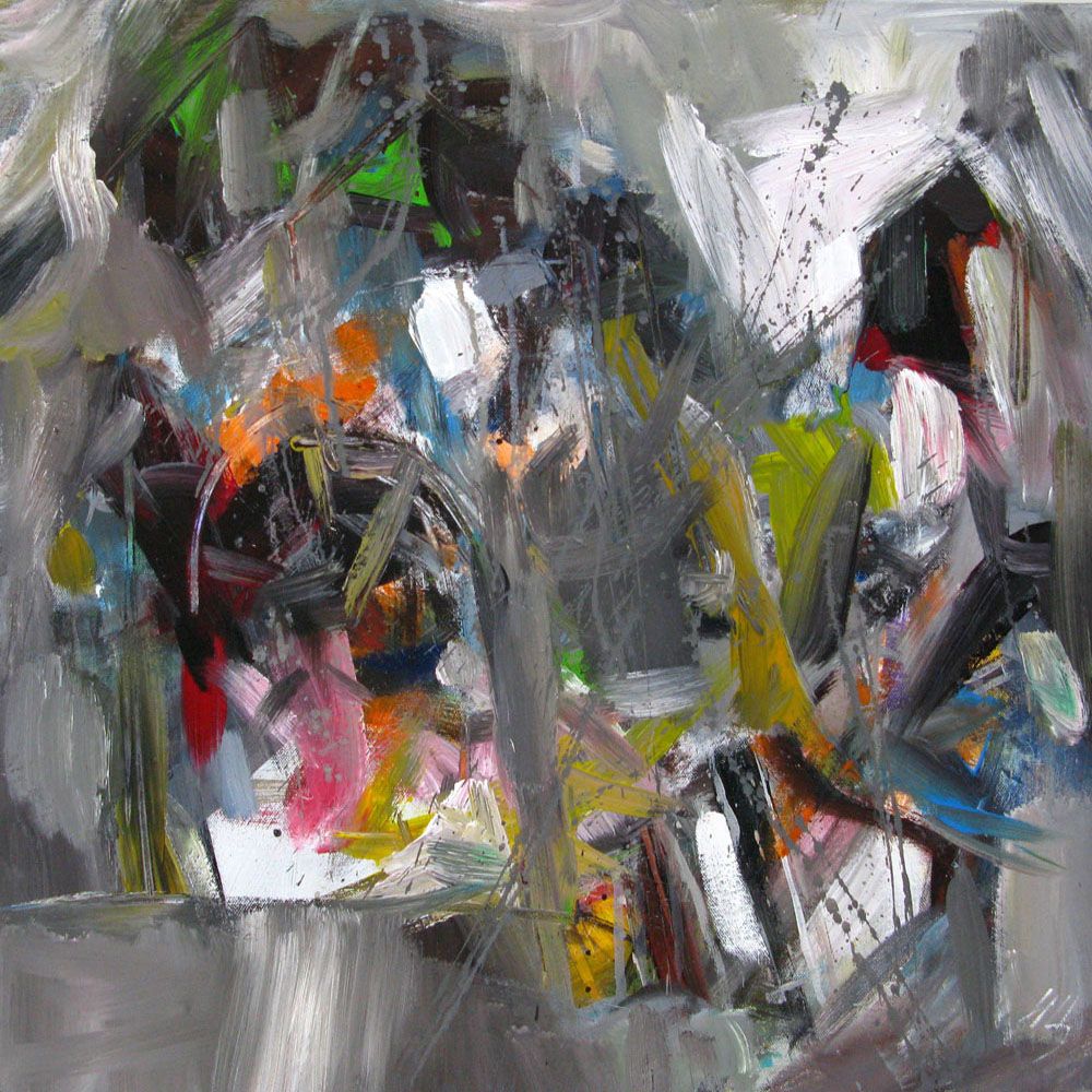 Tableau de IVAN TZONEV a pour titre  PORT style abstrait dim : IVAN TZONEVprix:350
