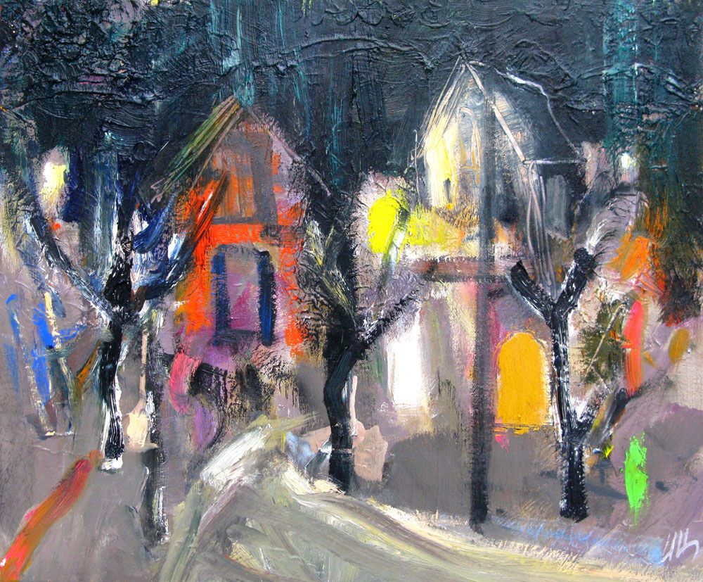 Tableau de IVAN TZONEV a pour titre  SELO -M3 style figuratif dim : IVAN TZONEVprix:300