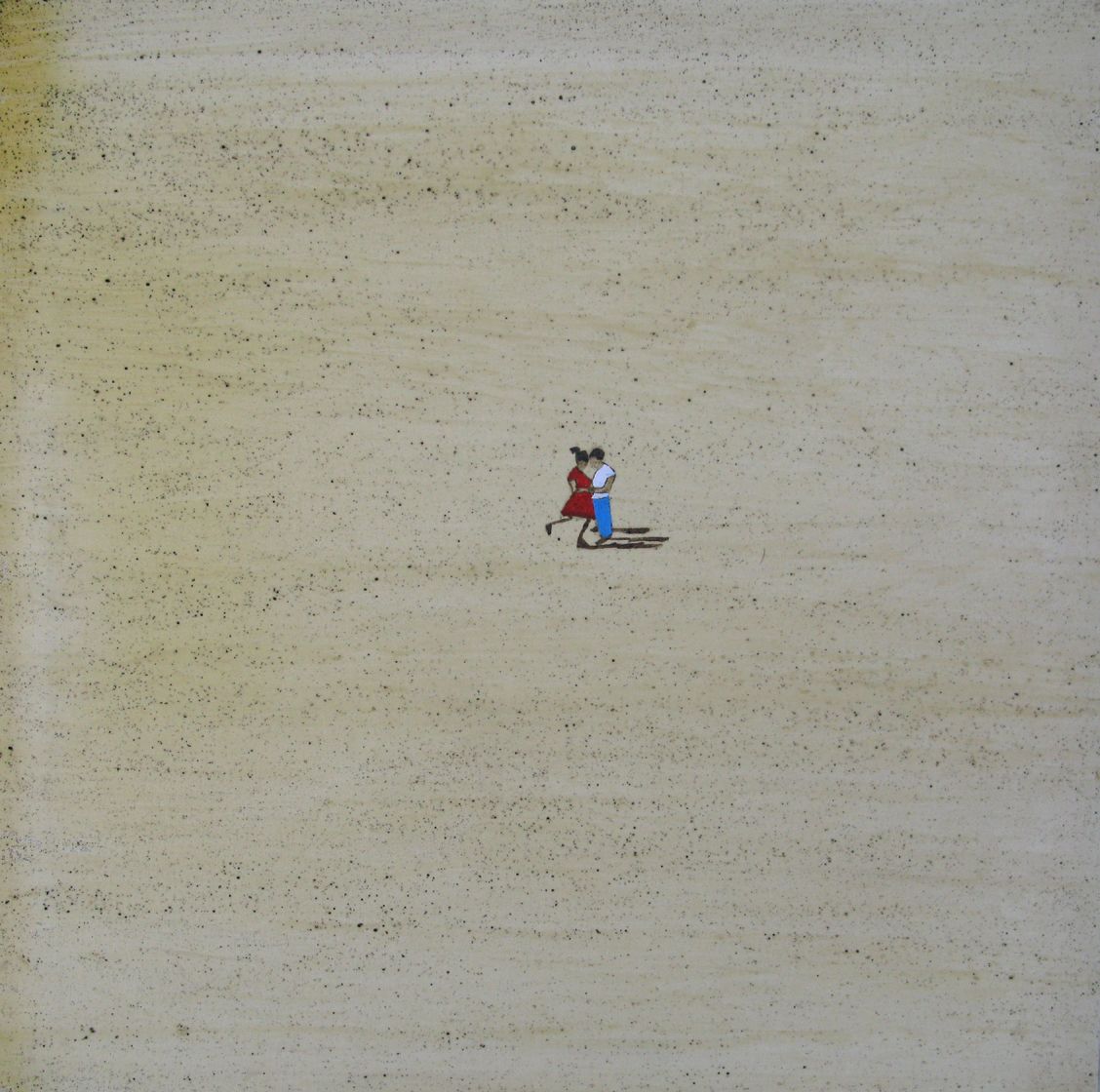 Tableau de MARCOS ZRIHEN NOWOTNY a pour titre  I love being closed to you - Barcelona 2024 style figuratif dim : MARCOS ZRIHEN NOWOTNYprix:300