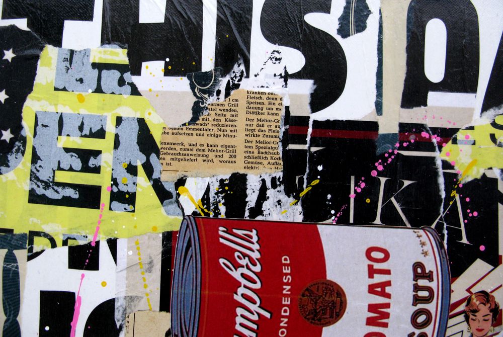 Tableau de PODKOL a pour titre  Insolent style street art dim : PODKOLprix:140