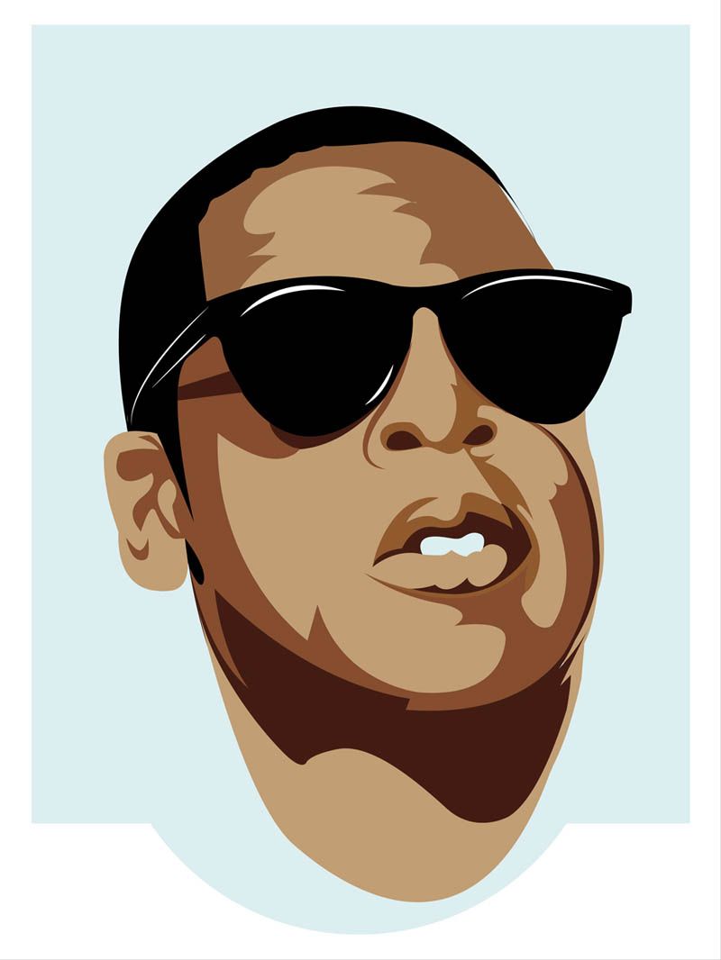 Editions d'art de JMC a pour titre  JAY Z style figuratif, graphique dim : JMCprix:50