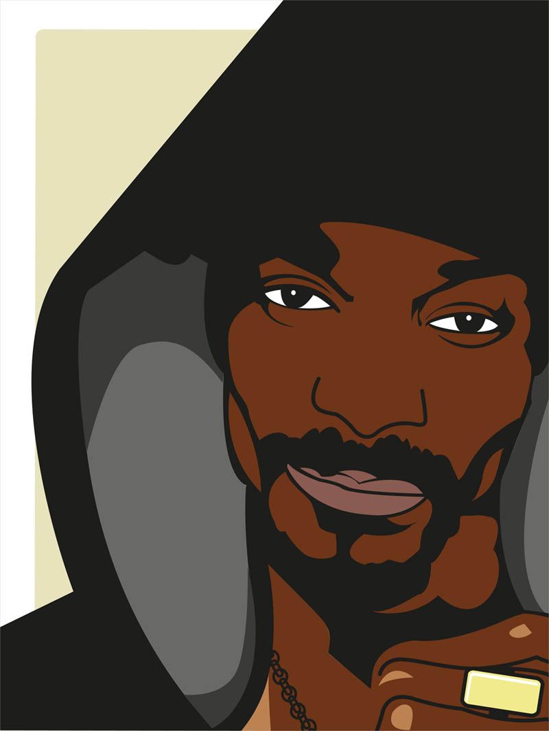Editions d'art de JMC a pour titre  SNOOP DOG style figuratif, graphique dim : JMCprix:50