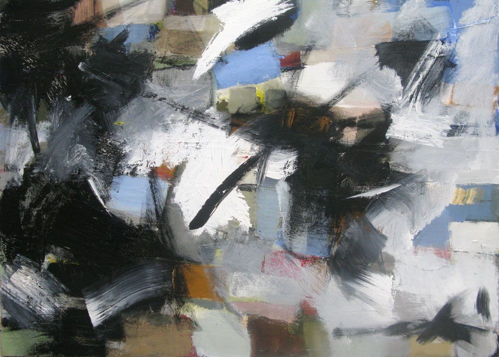 Tableau de JM BARROIS a pour titre  SONGE 10-04 style abstrait dim : JM BARROISprix:950