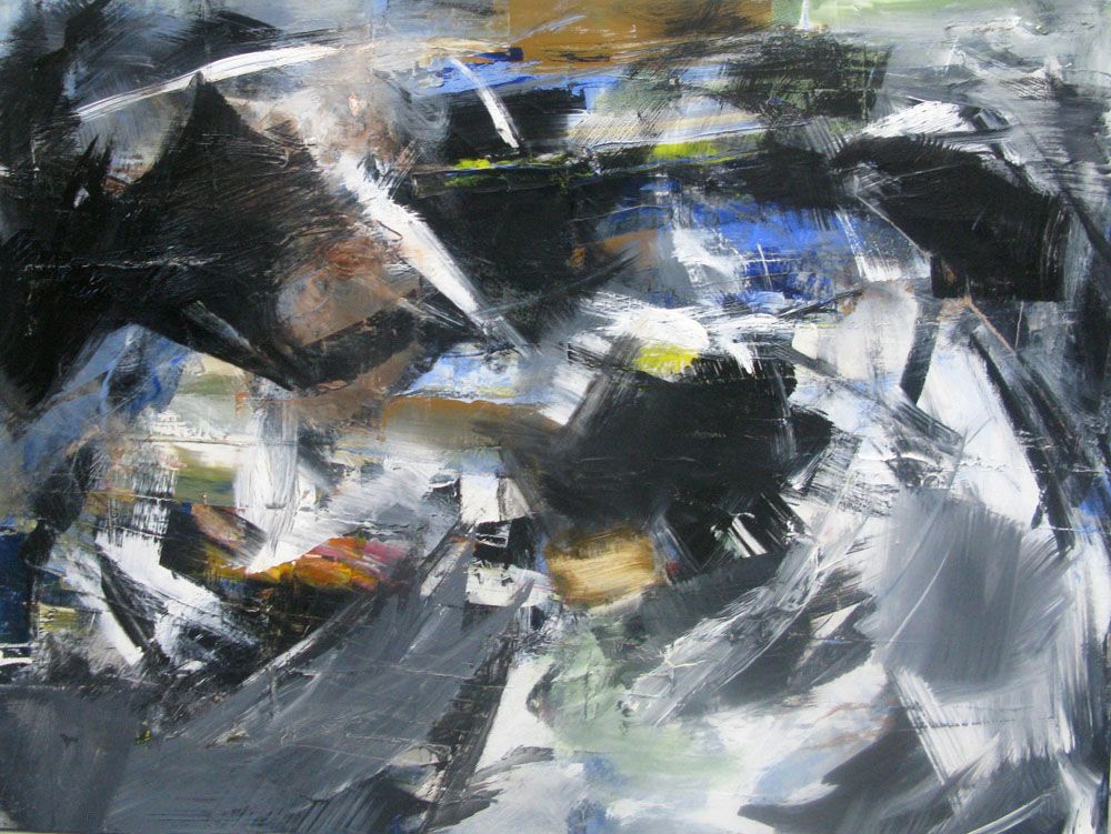 Tableau de JM BARROIS a pour titre  SONGE 10-06 style abstrait dim : JM BARROISprix:950