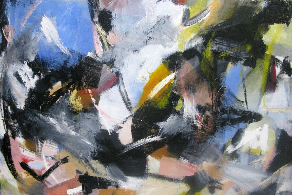 Tableau de JM BARROIS a pour titre  SONGE 10-01 style abstrait dim : JM BARROISprix:1800
