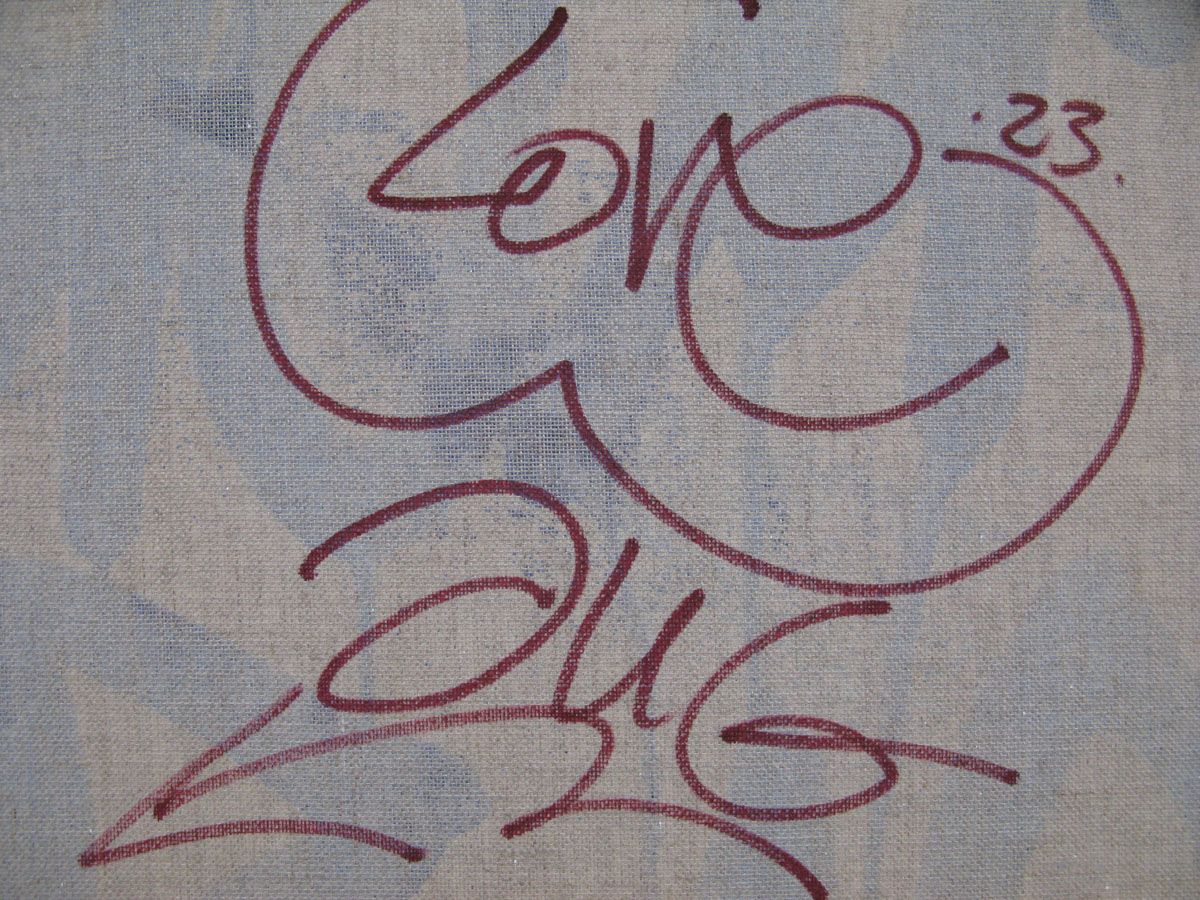 Tableau de JUG a pour titre  love style street pop art, street art dim : JUGprix:390