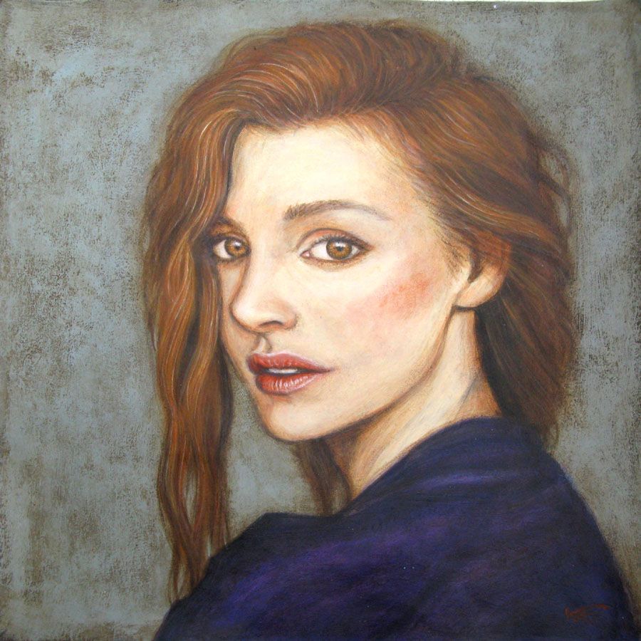 Dessin de KATSUKO KUROYA a pour titre  PORTRAIT style figuratif dim : KATSUKO KUROYAprix: