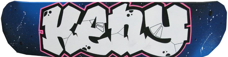 Sculpture de KENY a pour titre  KENY 2 style graffiti, street art dim : KENYprix:250