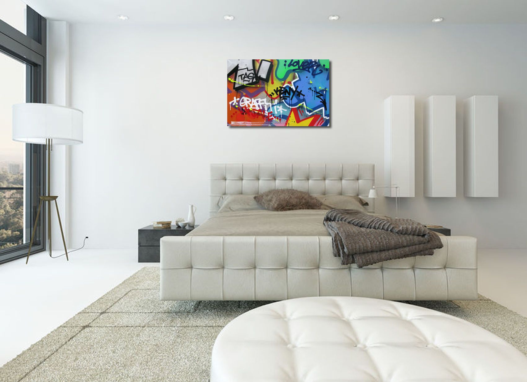 Tableau de KENY a pour titre  GRAFFITI VANDALE style graffiti, street art dim : KENYprix:900