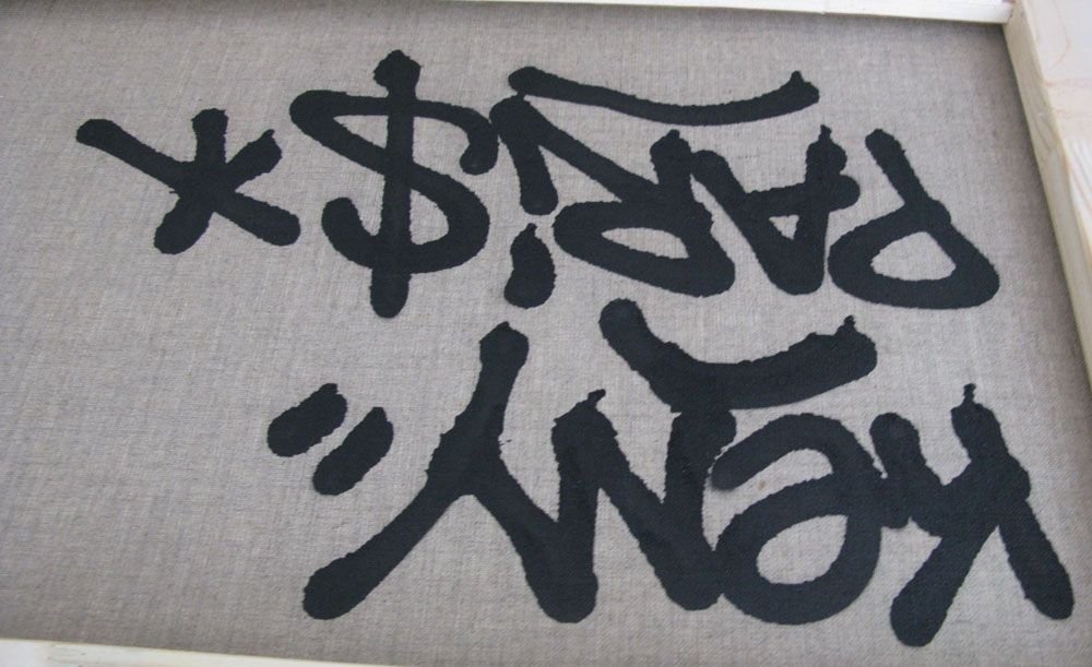 Tableau de KENY a pour titre  GRAFFITI VANDALE style graffiti, street art dim : KENYprix:900