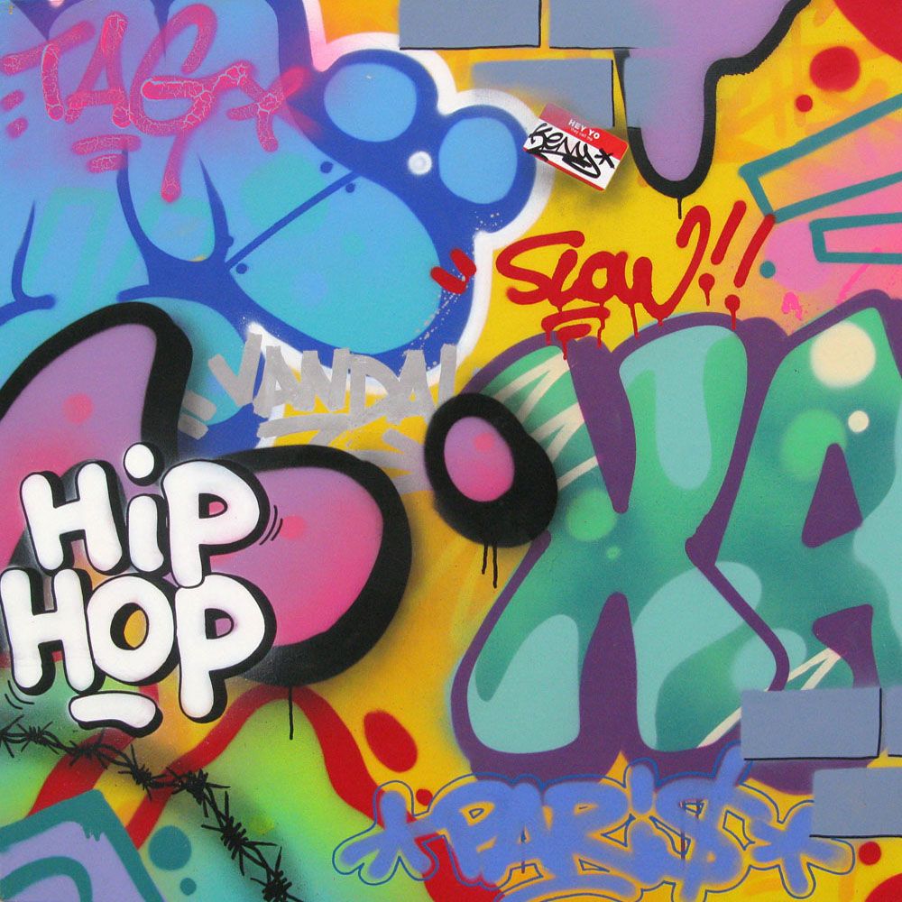 Tableau de KENY a pour titre  HIP HOP style graffiti, street art dim : KENYprix:800