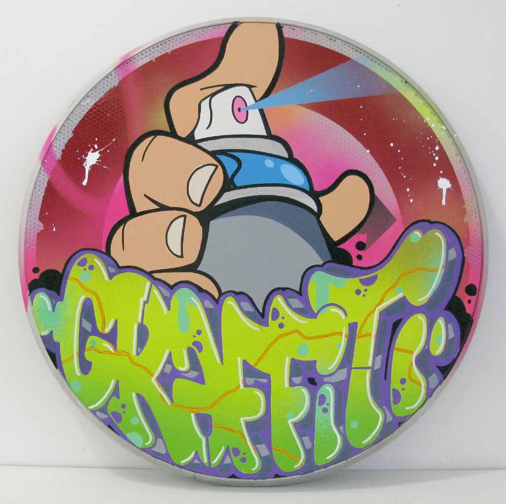 Tableau de KENY a pour titre  Graffiti art style graffiti, street art dim : KENYprix:400