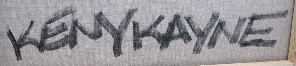 Tableau de KENY a pour titre  Marbre style graffiti, street art dim : KENYprix:1000