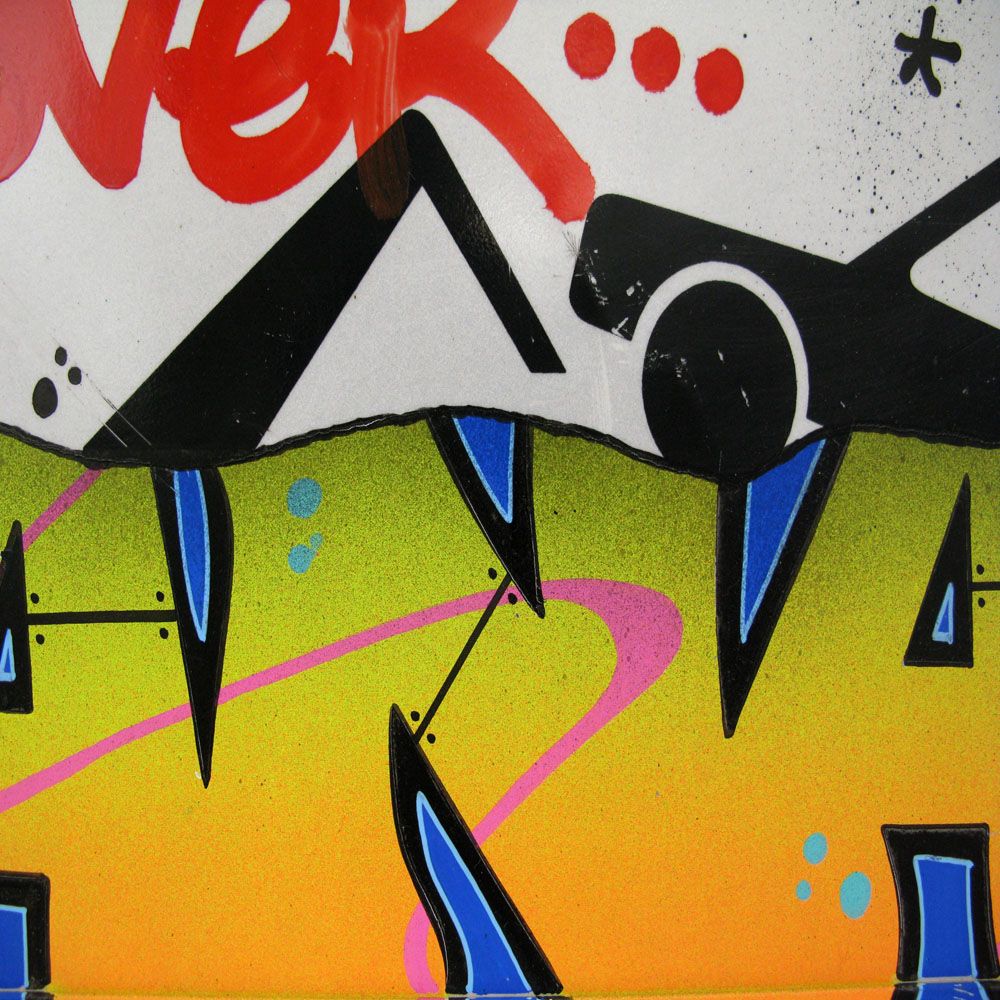 Tableau de KENY a pour titre  Panneau panam style graffiti, street art dim : KENYprix:400