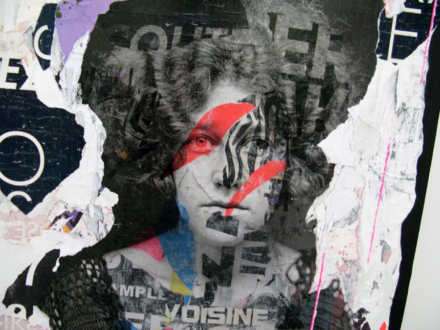Tableau de LN LE PAPE a pour titre  FAN DE KISS style graphique dim : LN LE PAPEprix: