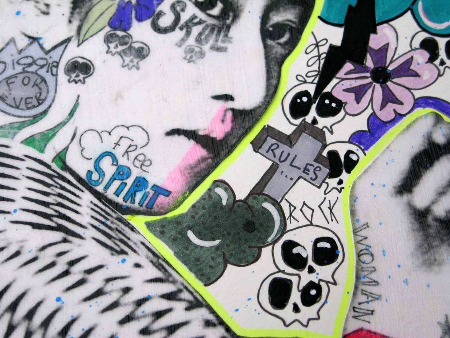 Dessin de LN LE PAPE a pour titre  Free spirit style graphique dim : LN LE PAPEprix:80