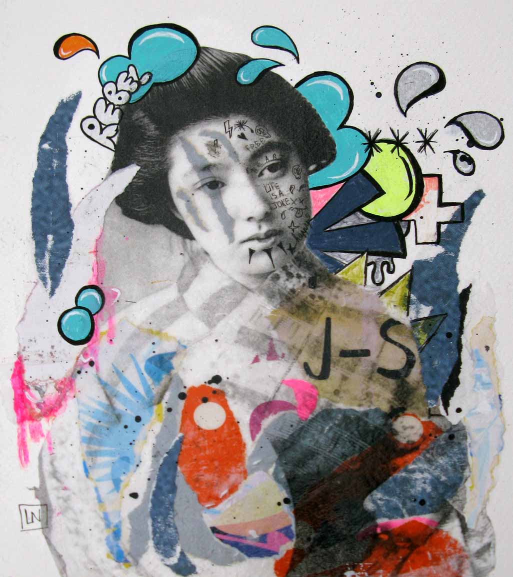 Dessin de LN LE PAPE a pour titre  J-S style graphique dim : LN LE PAPEprix:80