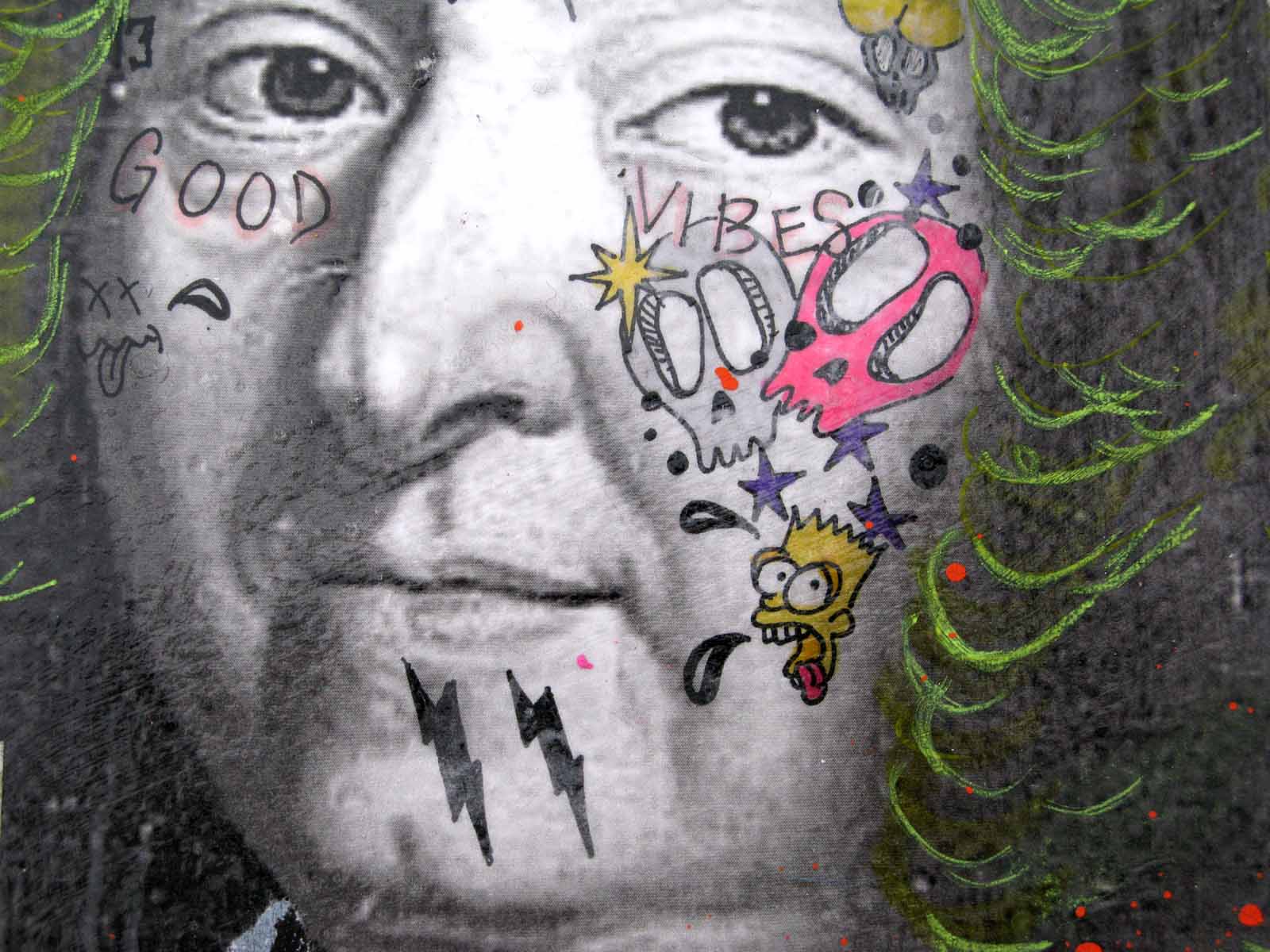 Dessin de LN LE PAPE a pour titre  Louis en mariniere style figuratif, graphique dim : LN LE PAPEprix:160