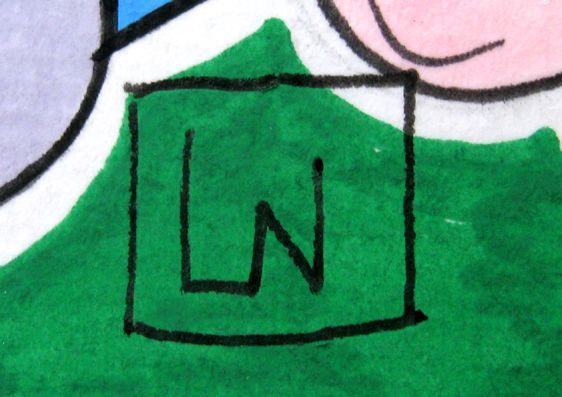Dessin de LN LE PAPE a pour titre  NO SILENCE style graphique dim : LN LE PAPEprix:80