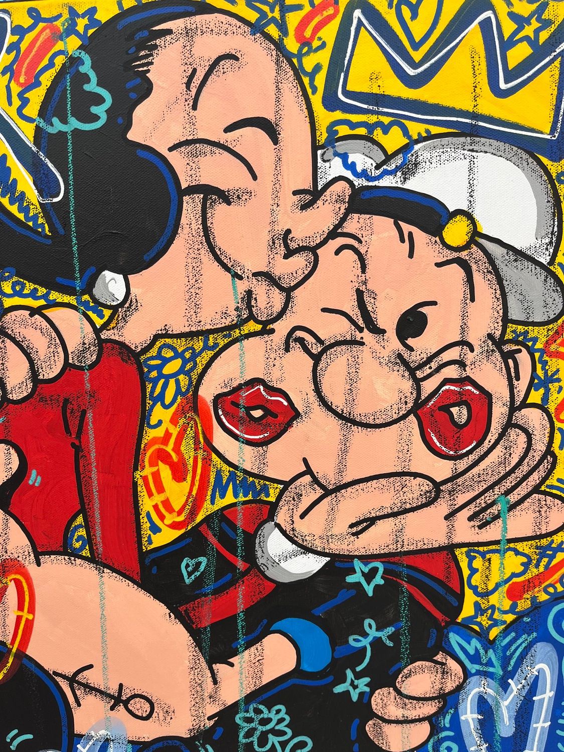 Tableau de RICO SAB a pour titre  LOVE style street pop art, street art dim : RICO SABprix:950