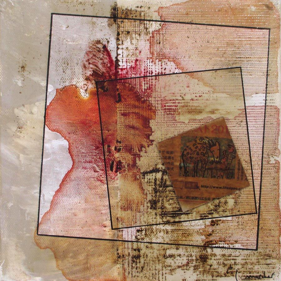 Tableau de LUDOVIC MERCHER a pour titre  GIRAFE style no dim : LUDOVIC MERCHERprix: