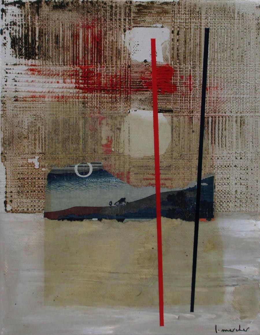 Tableau de LUDOVIC MERCHER a pour titre  ON THE MONTAIN style no dim : LUDOVIC MERCHERprix: