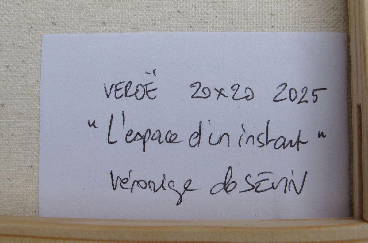 Tableau de VEROE a pour titre  Espace d'un instant style figuratif dim : VEROEprix:90