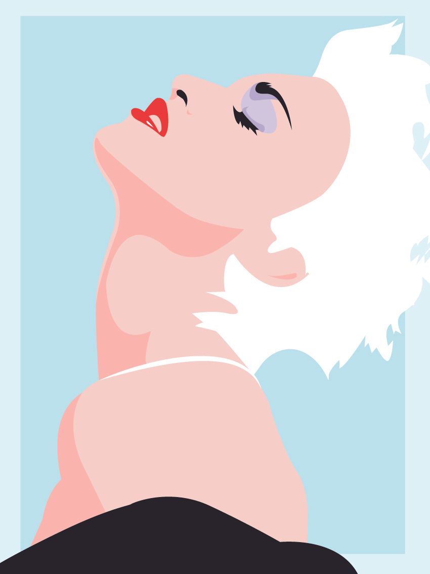 Editions d'art de JMC a pour titre  MADONNA style figuratif, graphique dim : JMCprix:50