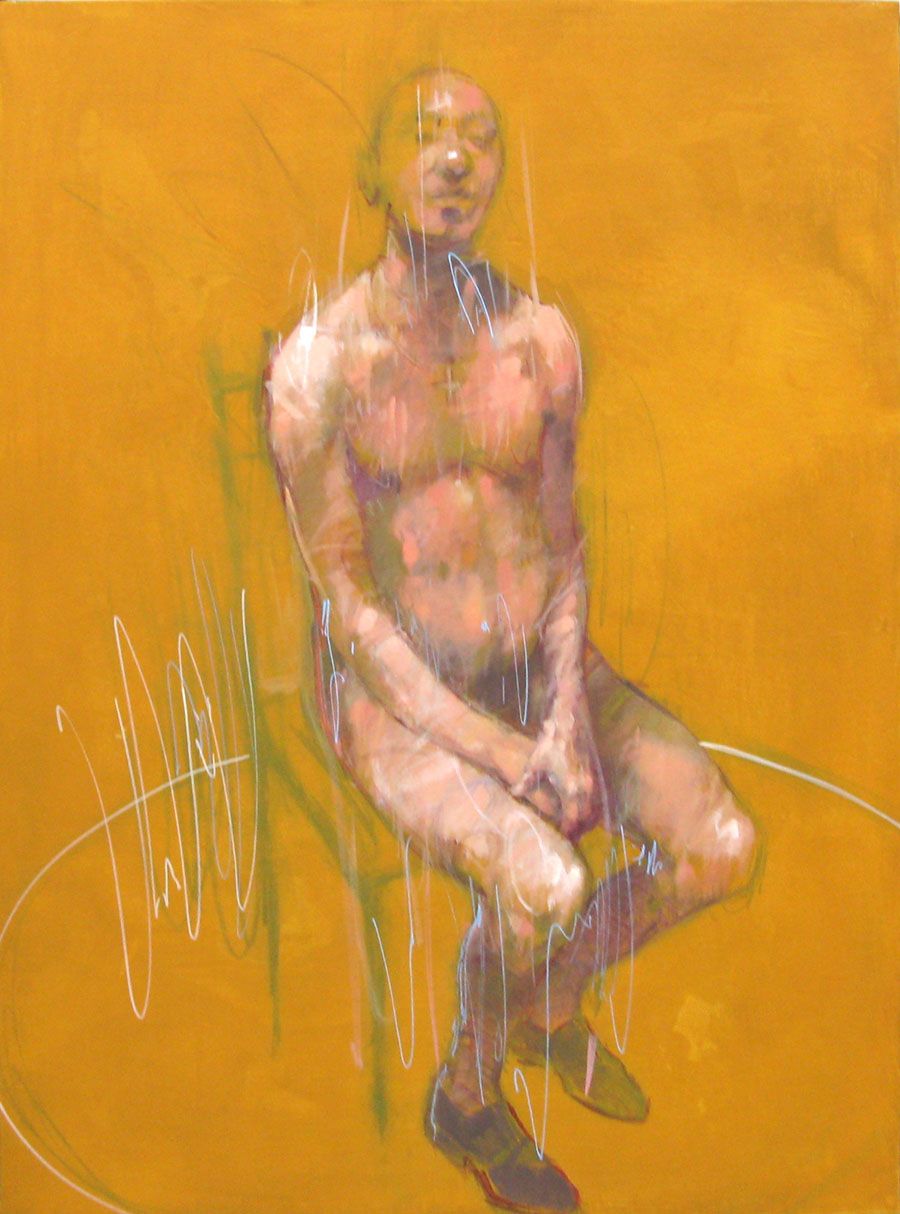 Tableau de MASSEBEUF Olivier a pour titre  IDENTITY 3 style figuratif dim : MASSEBEUF Olivierprix: