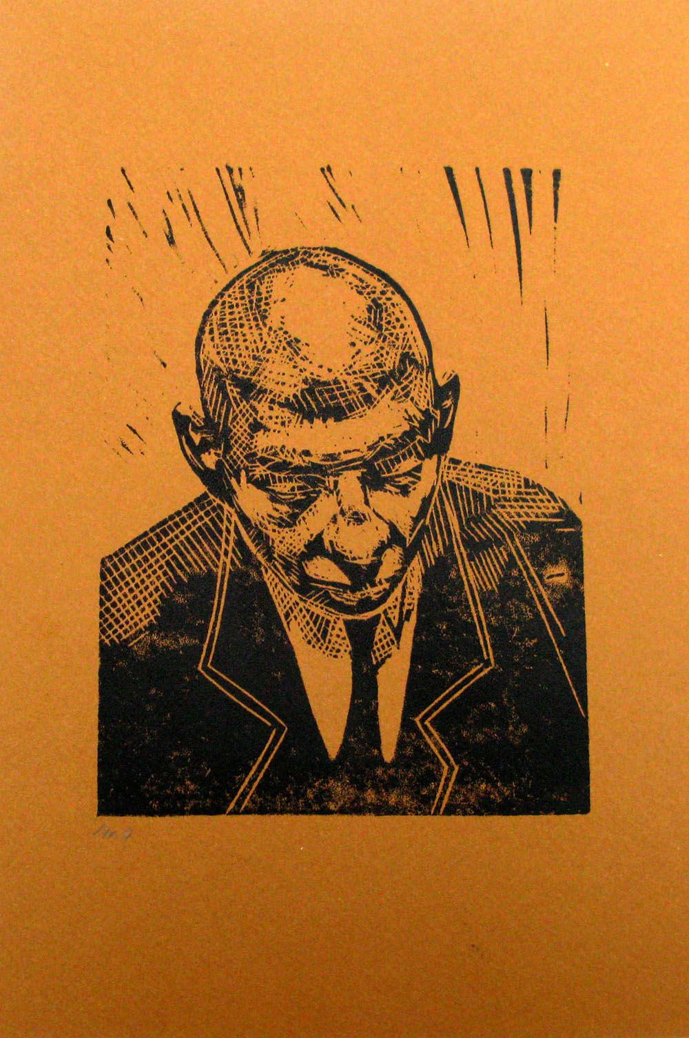 Dessin de MASSEBEUF Olivier a pour titre  I KISS THE WALLS style figuratif dim : MASSEBEUF Olivierprix:90