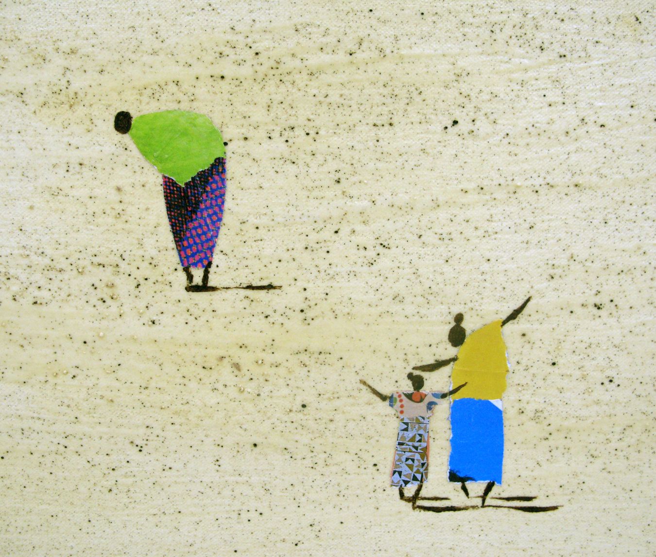 Tableau de MARCOS ZRIHEN NOWOTNY a pour titre  African circle style figuratif dim : MARCOS ZRIHEN NOWOTNYprix:600