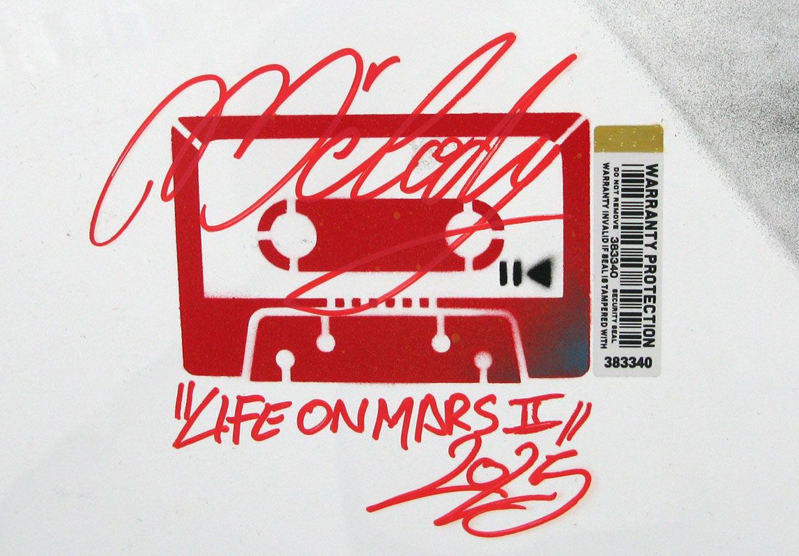 Tableau de MR MELODY a pour titre  Pièce unique STREET ART: LIFE ON MARS  II style street pop art, street art dim : MR MELODYprix:400