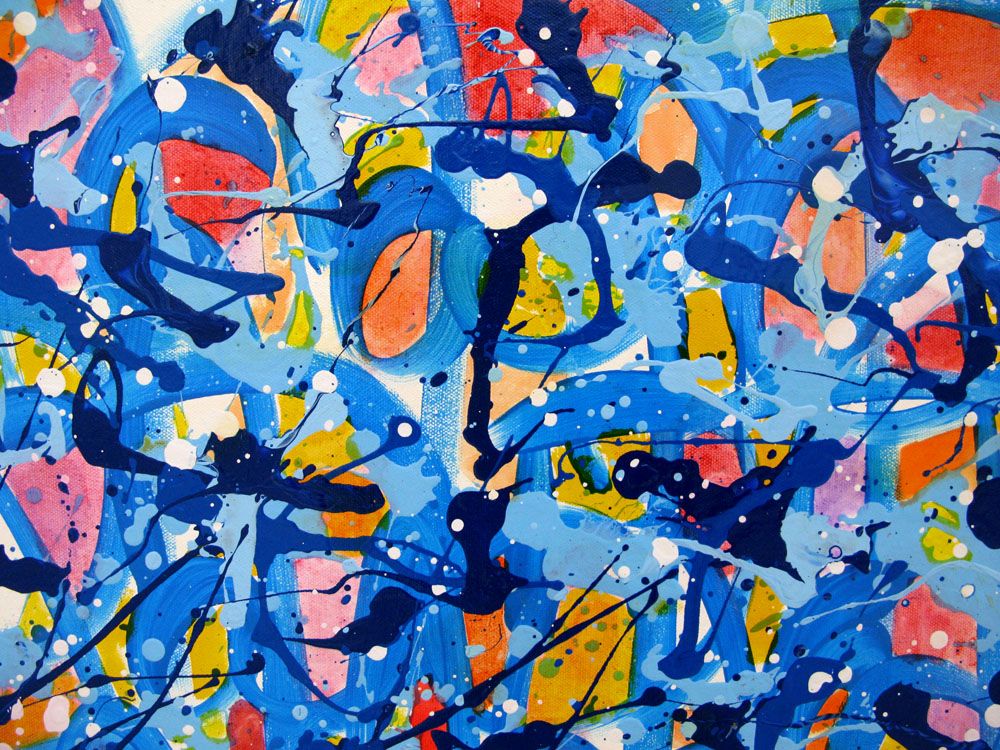 Tableau de STEPHANE RIME a pour titre  NONAME D8 style abstrait dim : STEPHANE RIMEprix:400