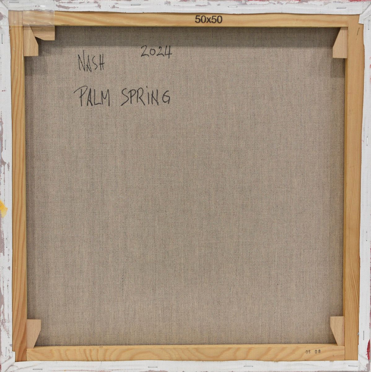 Tableau de NASH a pour titre  Palm Spring style abstrait dim : NASHprix:300