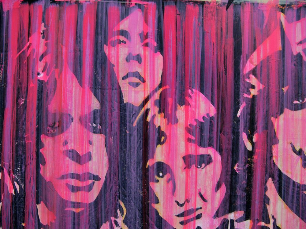 Tableau de PATRICIA GADISSEUR a pour titre  ACDC style street pop art dim : PATRICIA GADISSEURprix:
