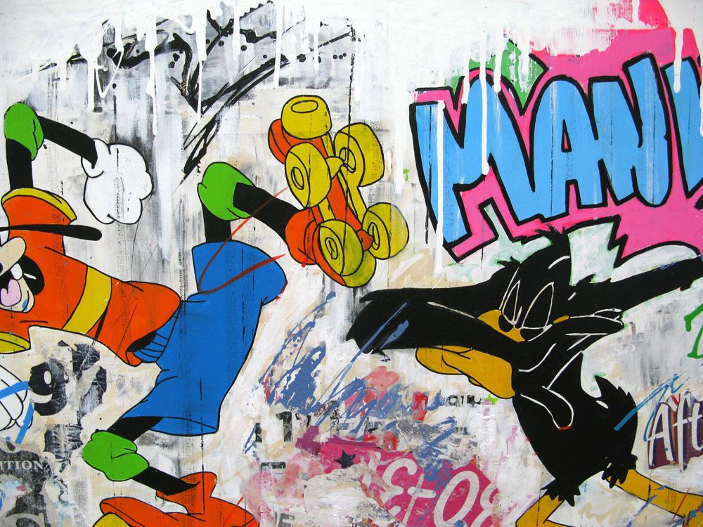 Tableau de PATRICIA GADISSEUR a pour titre  MANHATTAN style street pop art, street art dim : PATRICIA GADISSEURprix:1500