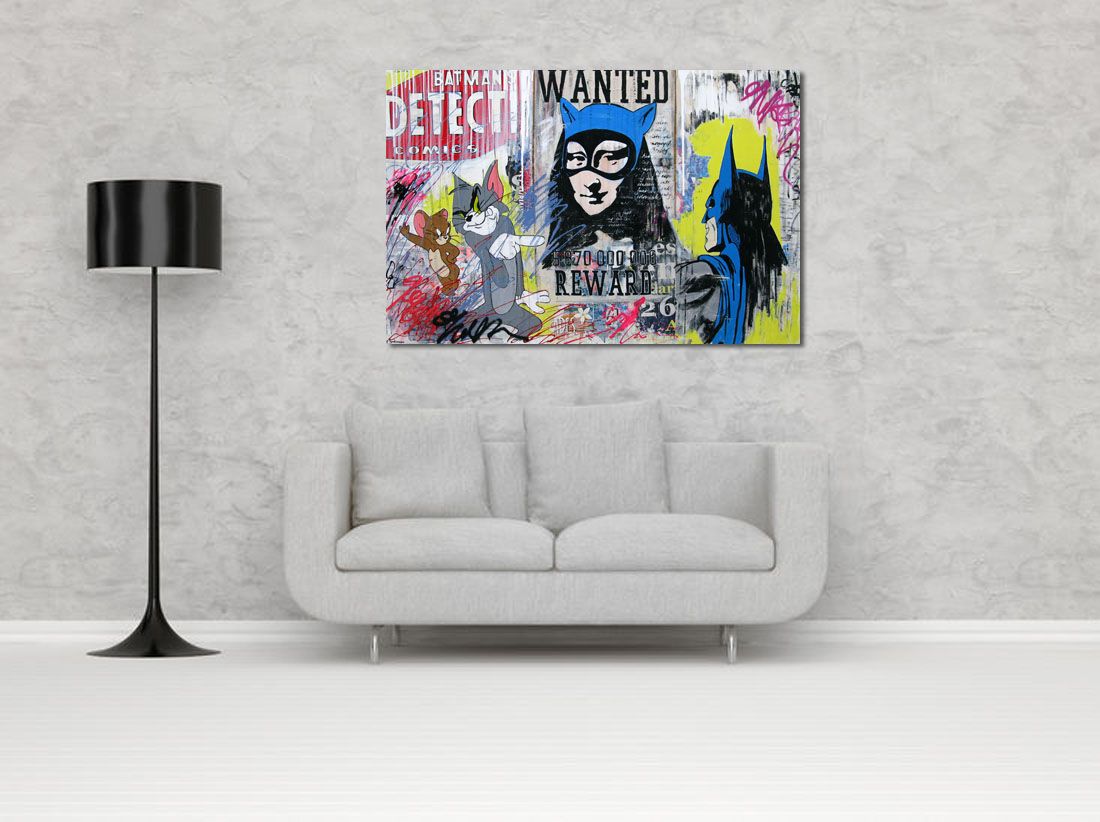 Tableau de PATRICIA GADISSEUR a pour titre  WANTED style graphique dim : PATRICIA GADISSEURprix: