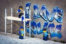 Photo de SAMSOFY a pour titre  I LOVE POLICE style graphique dim : SAMSOFYprix:60